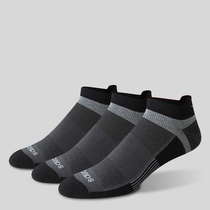 Saucony - Inferno Liteweight 3-Pack Socks - Black