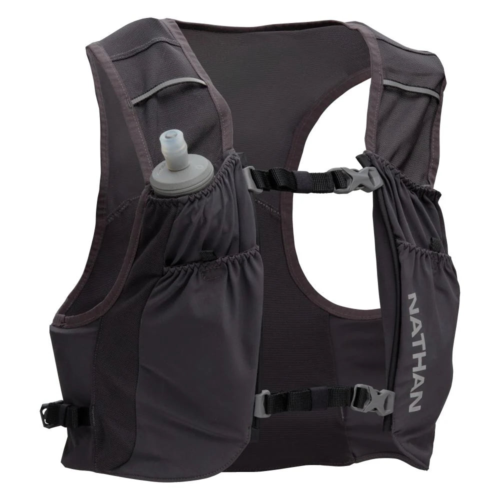 Nathan | Pinnacle FeatherLite 1.5 Liter Hydration Vest | Charcoal/Reflective Silver